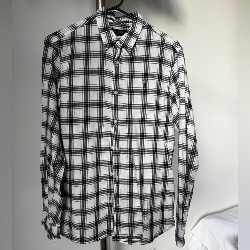 All Saints checked shirt